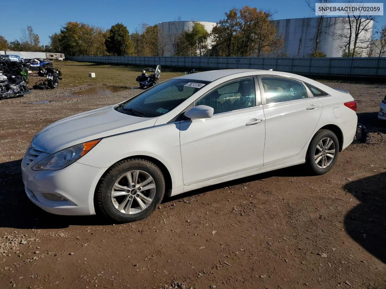 2013 Hyundai Sonata Gls VIN: 5NPEB4AC1DH702059 Lot: 76273794