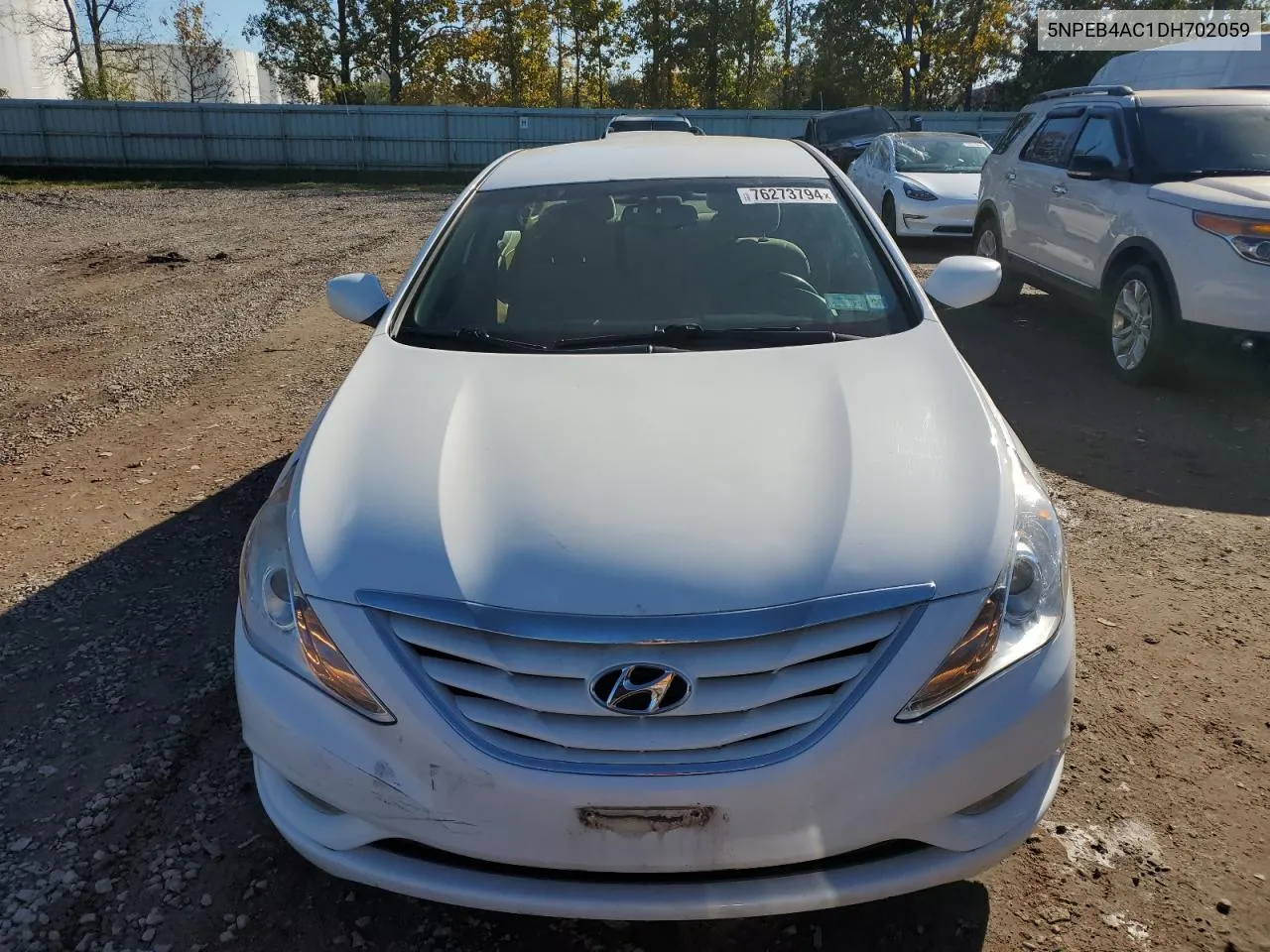 2013 Hyundai Sonata Gls VIN: 5NPEB4AC1DH702059 Lot: 76273794