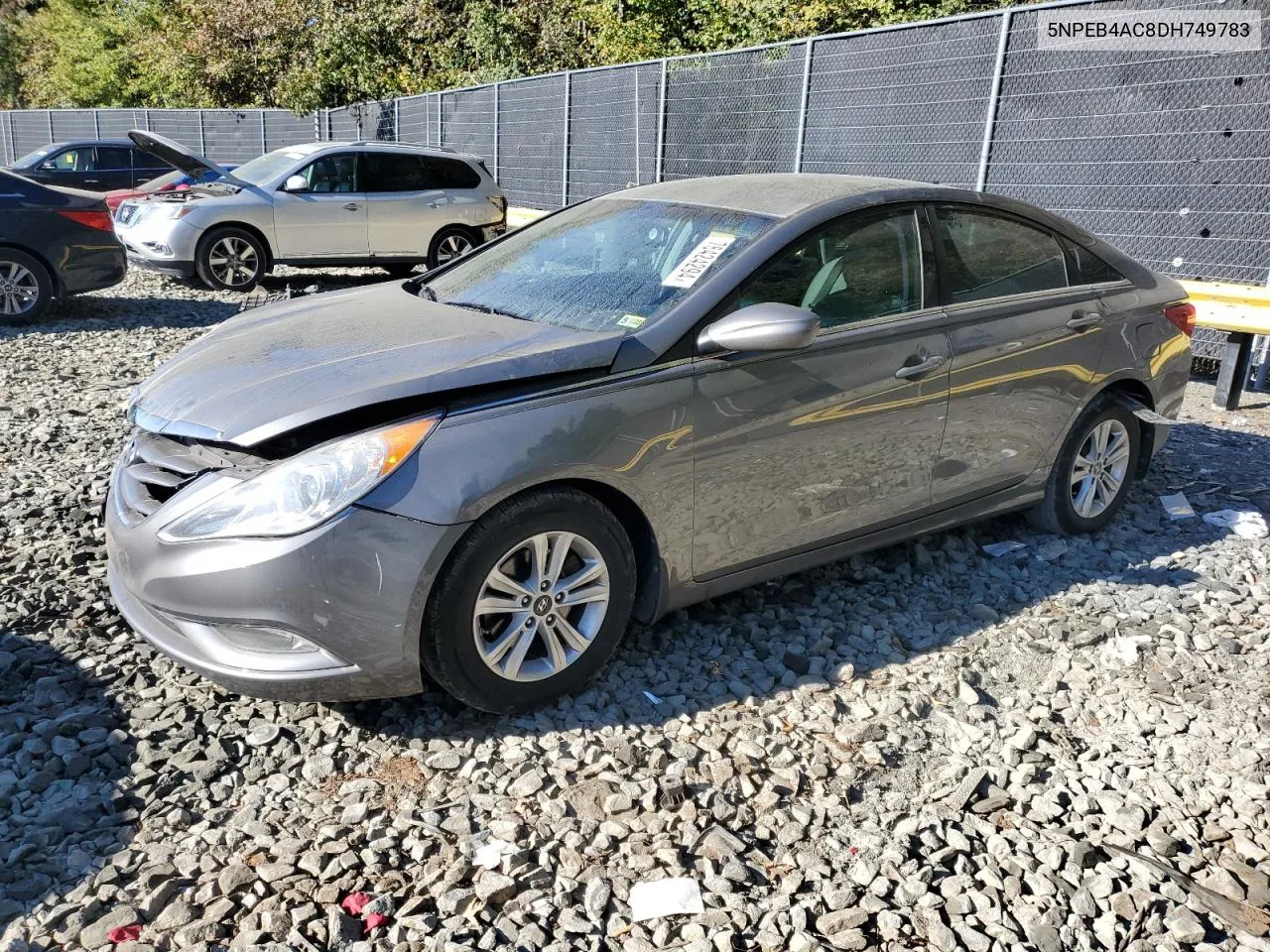 2013 Hyundai Sonata Gls VIN: 5NPEB4AC8DH749783 Lot: 76424294