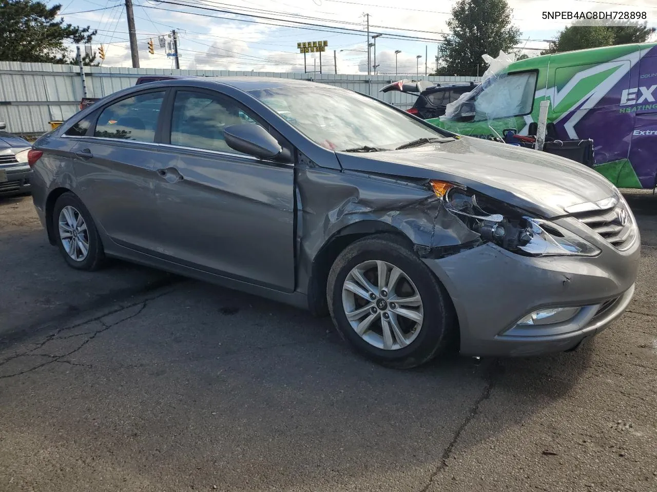 2013 Hyundai Sonata Gls VIN: 5NPEB4AC8DH728898 Lot: 76494704