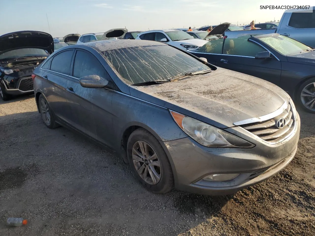 2013 Hyundai Sonata Gls VIN: 5NPEB4AC3DH734057 Lot: 76522964