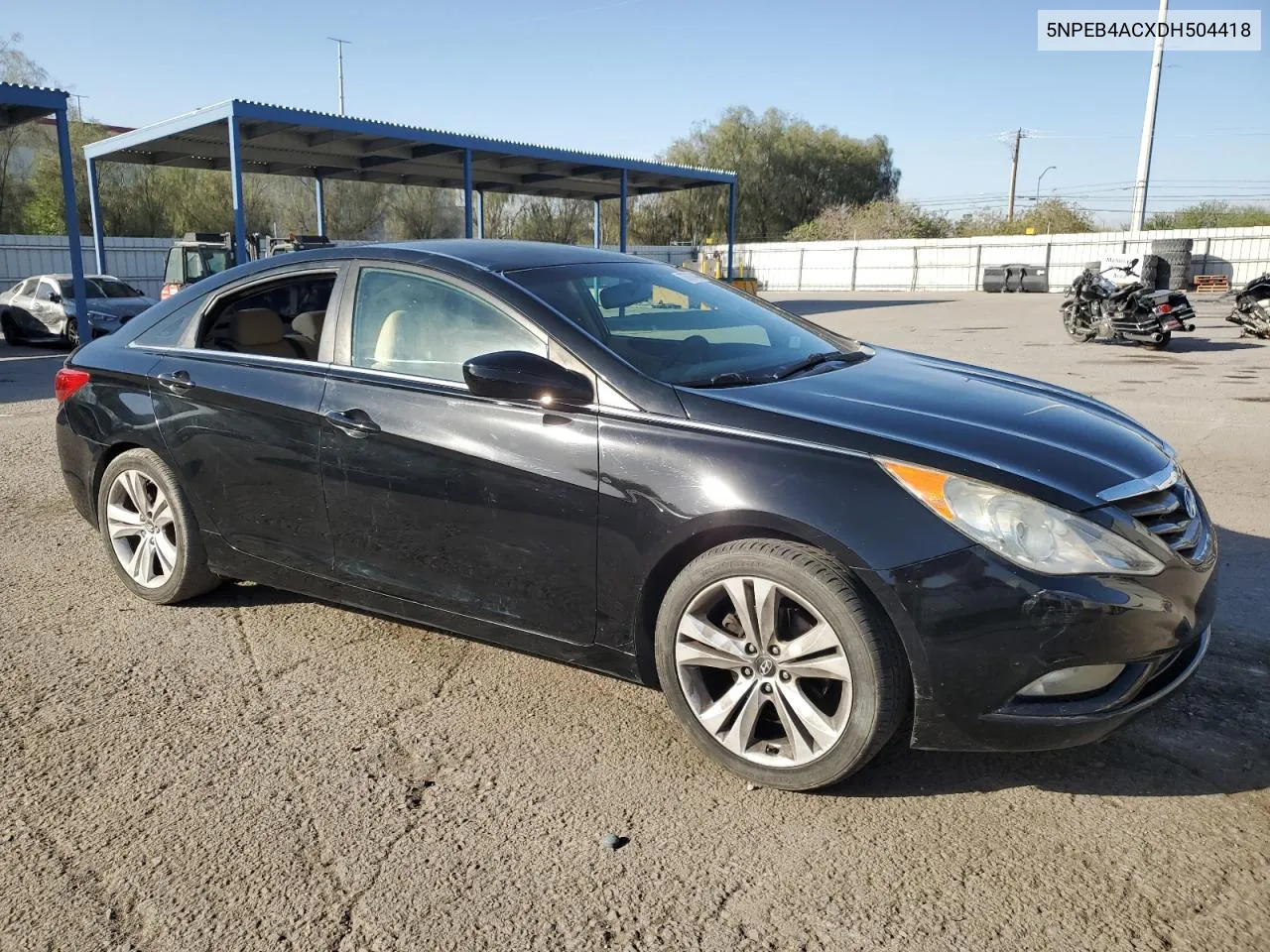 2013 Hyundai Sonata Gls VIN: 5NPEB4ACXDH504418 Lot: 76726444