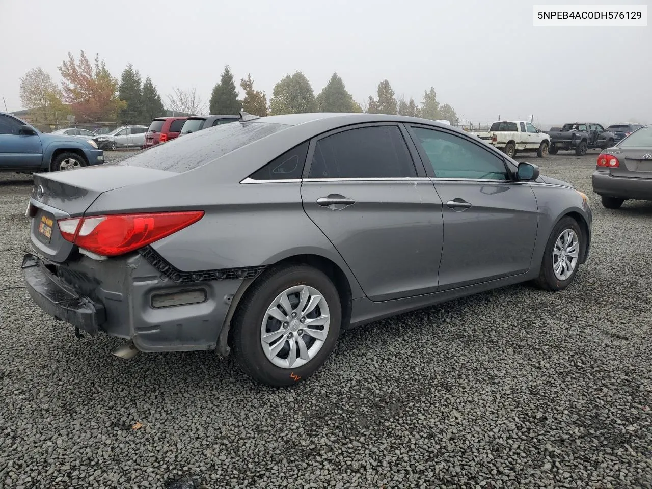 2013 Hyundai Sonata Gls VIN: 5NPEB4AC0DH576129 Lot: 76753234