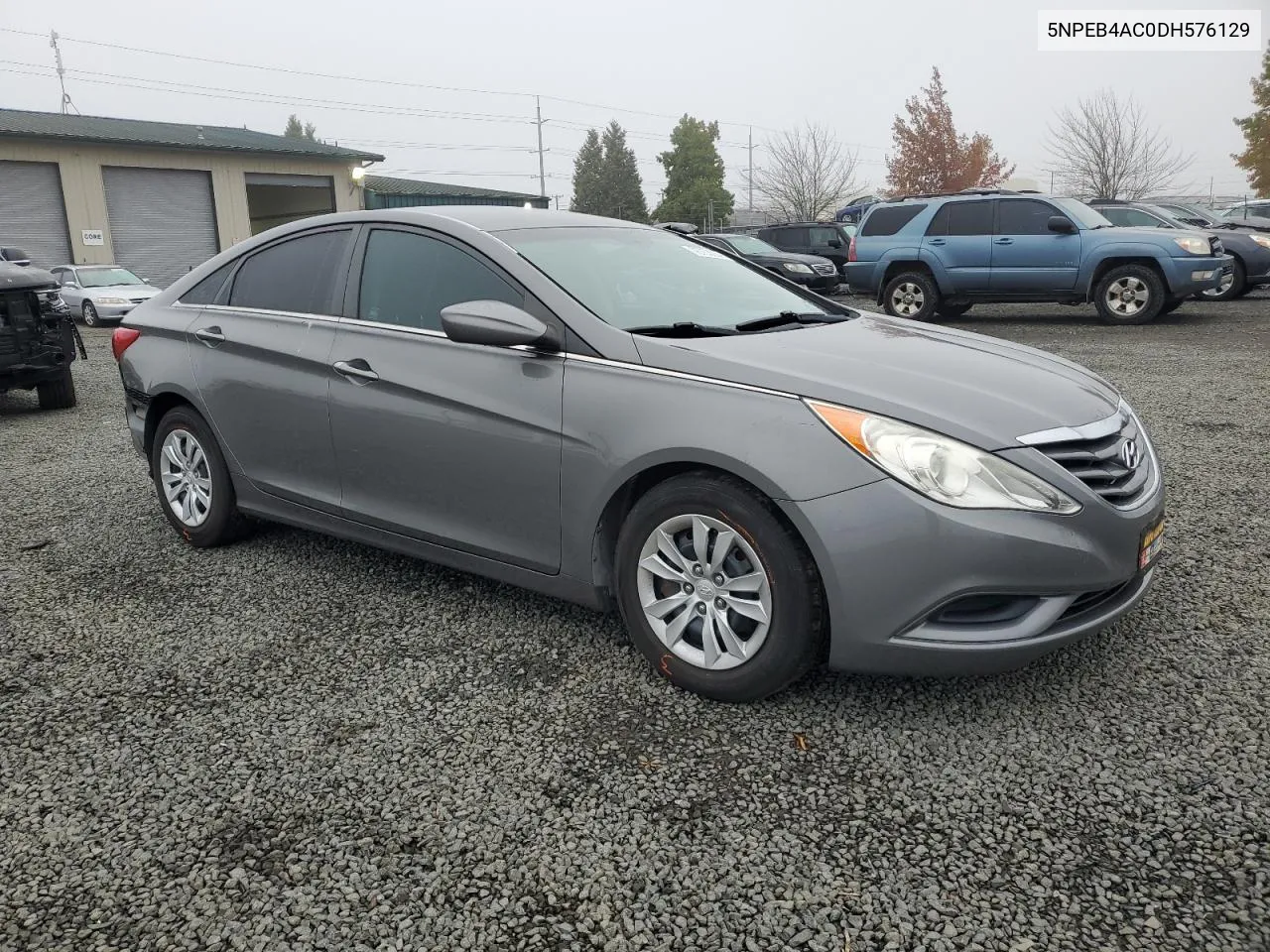 2013 Hyundai Sonata Gls VIN: 5NPEB4AC0DH576129 Lot: 76753234