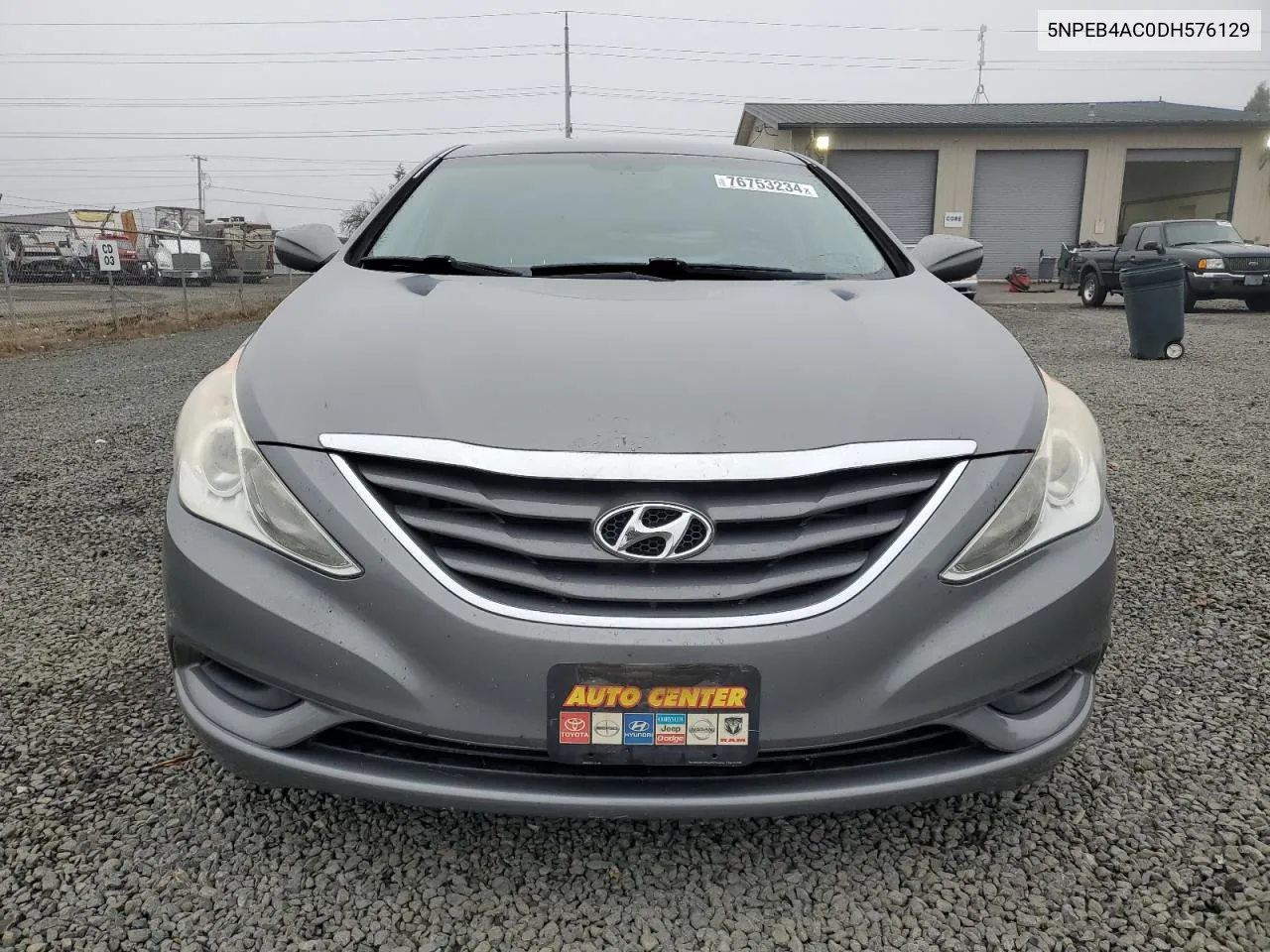 2013 Hyundai Sonata Gls VIN: 5NPEB4AC0DH576129 Lot: 76753234