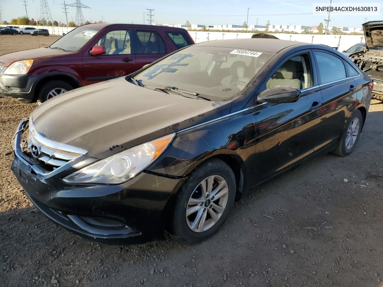 2013 Hyundai Sonata Gls VIN: 5NPEB4ACXDH630813 Lot: 76804744