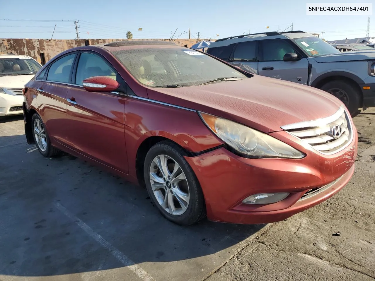 2013 Hyundai Sonata Se VIN: 5NPEC4ACXDH647401 Lot: 76842644