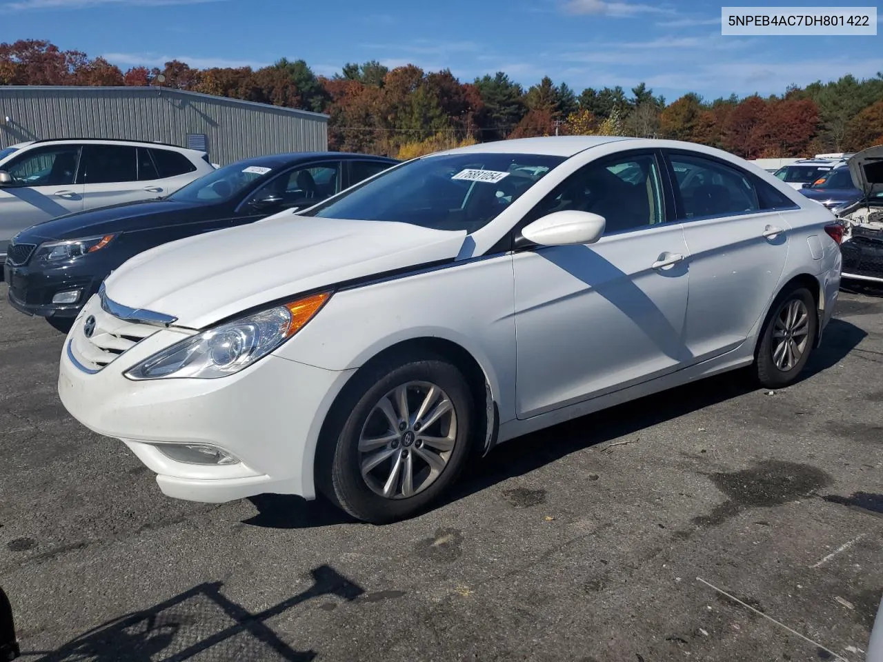 2013 Hyundai Sonata Gls VIN: 5NPEB4AC7DH801422 Lot: 76881054