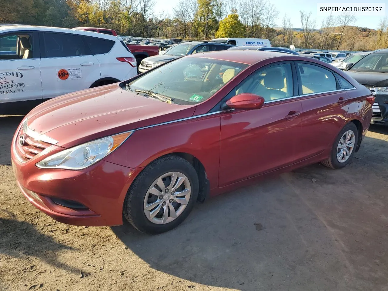 2013 Hyundai Sonata Gls VIN: 5NPEB4AC1DH520197 Lot: 76913584