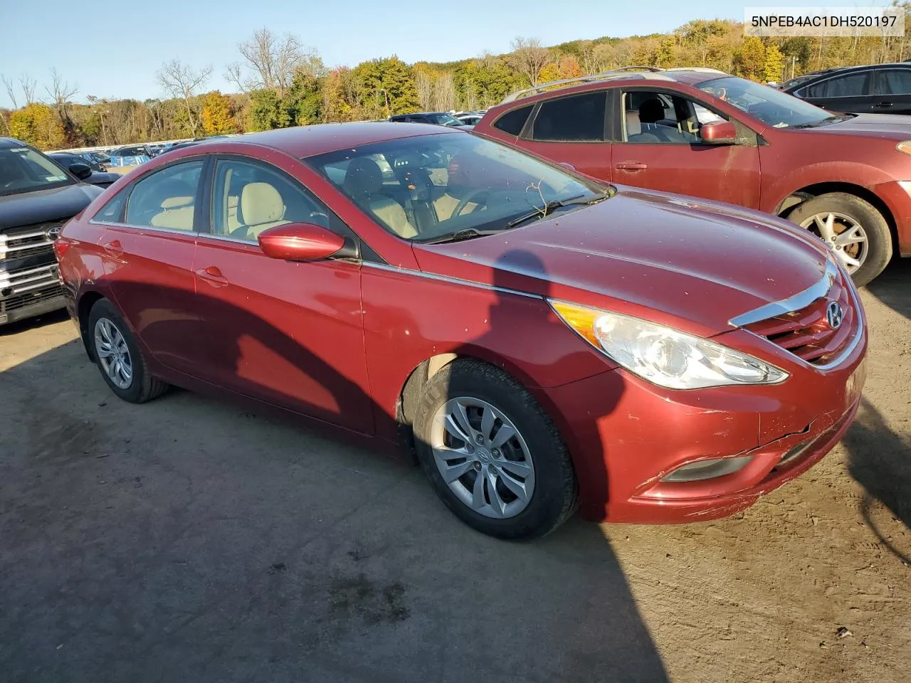 2013 Hyundai Sonata Gls VIN: 5NPEB4AC1DH520197 Lot: 76913584