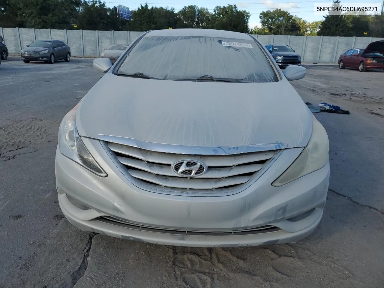 2013 Hyundai Sonata Gls VIN: 5NPEB4AC6DH695271 Lot: 76974974