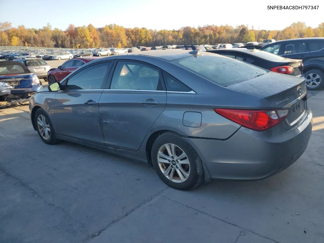 2013 Hyundai Sonata Gls VIN: 5NPEB4AC8DH797347 Lot: 77018314