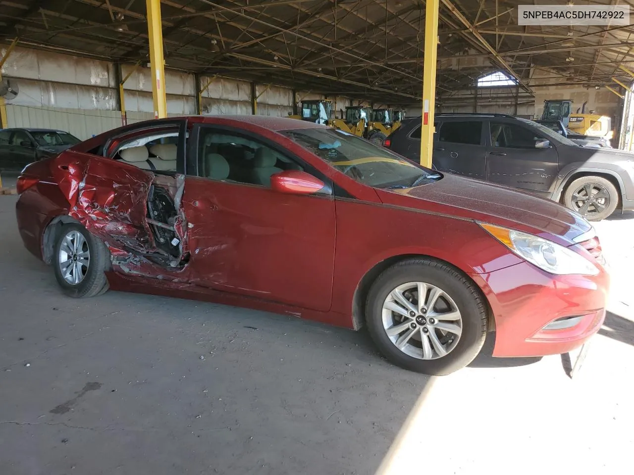 2013 Hyundai Sonata Gls VIN: 5NPEB4AC5DH742922 Lot: 77119584