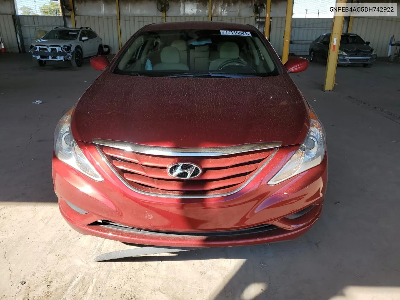 2013 Hyundai Sonata Gls VIN: 5NPEB4AC5DH742922 Lot: 77119584