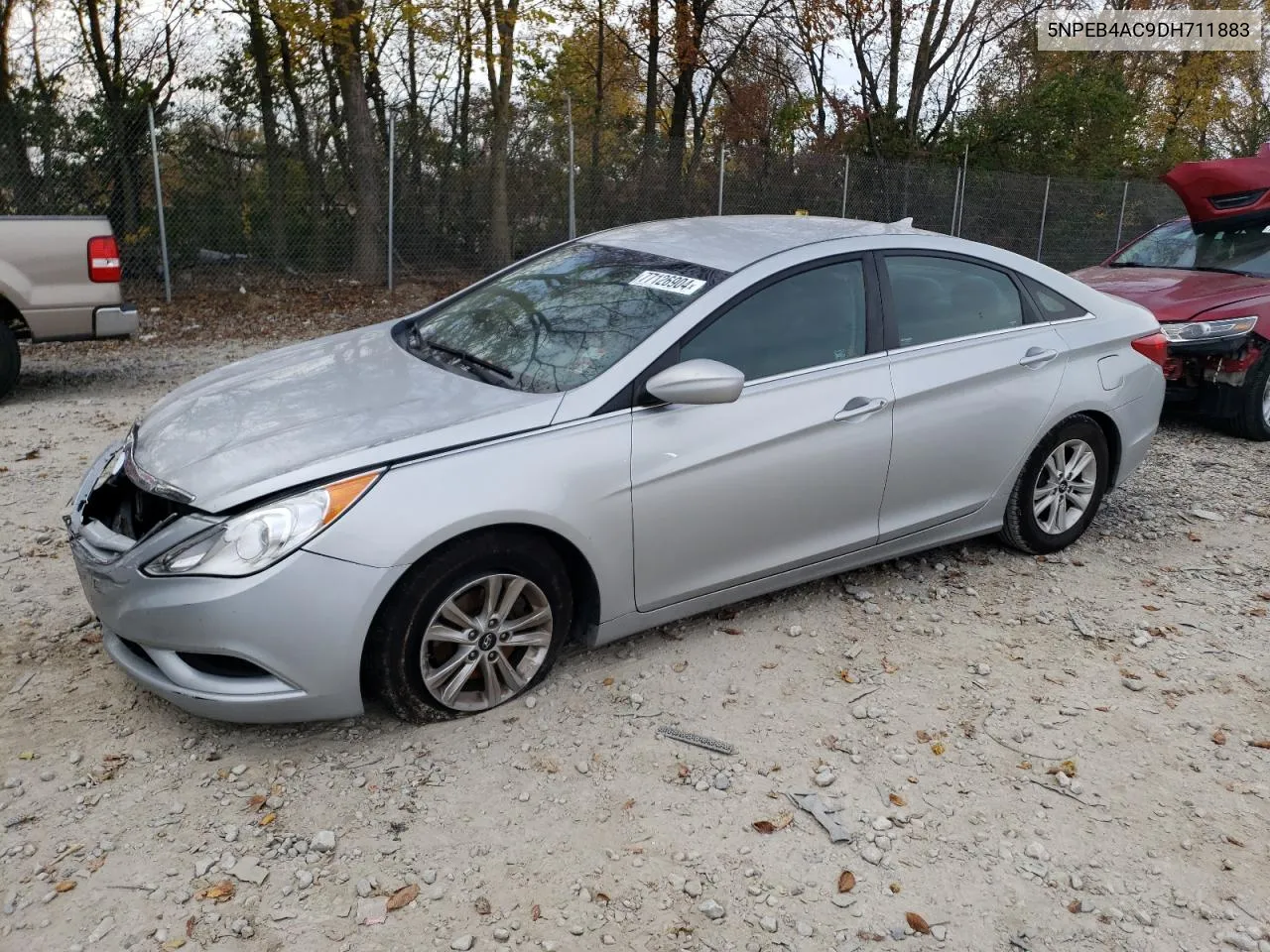 2013 Hyundai Sonata Gls VIN: 5NPEB4AC9DH711883 Lot: 77126904