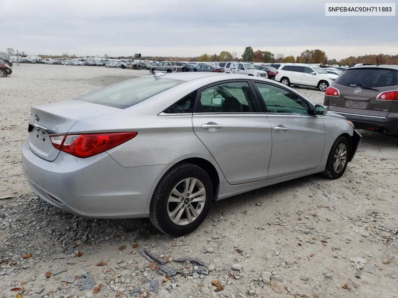 2013 Hyundai Sonata Gls VIN: 5NPEB4AC9DH711883 Lot: 77126904