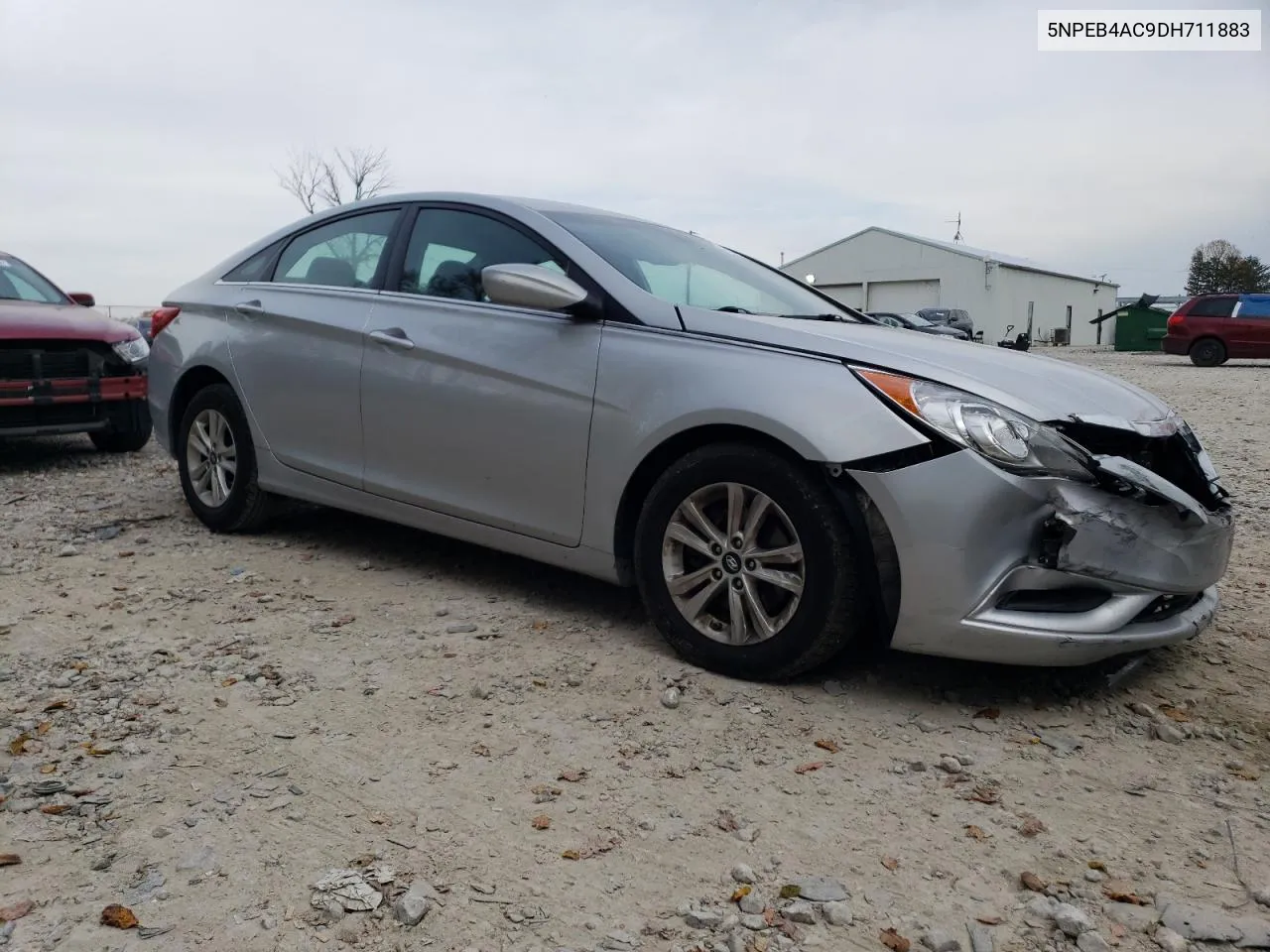 2013 Hyundai Sonata Gls VIN: 5NPEB4AC9DH711883 Lot: 77126904