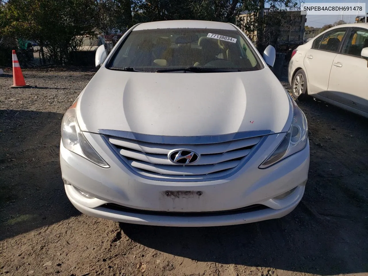 2013 Hyundai Sonata Gls VIN: 5NPEB4AC8DH691478 Lot: 77138034