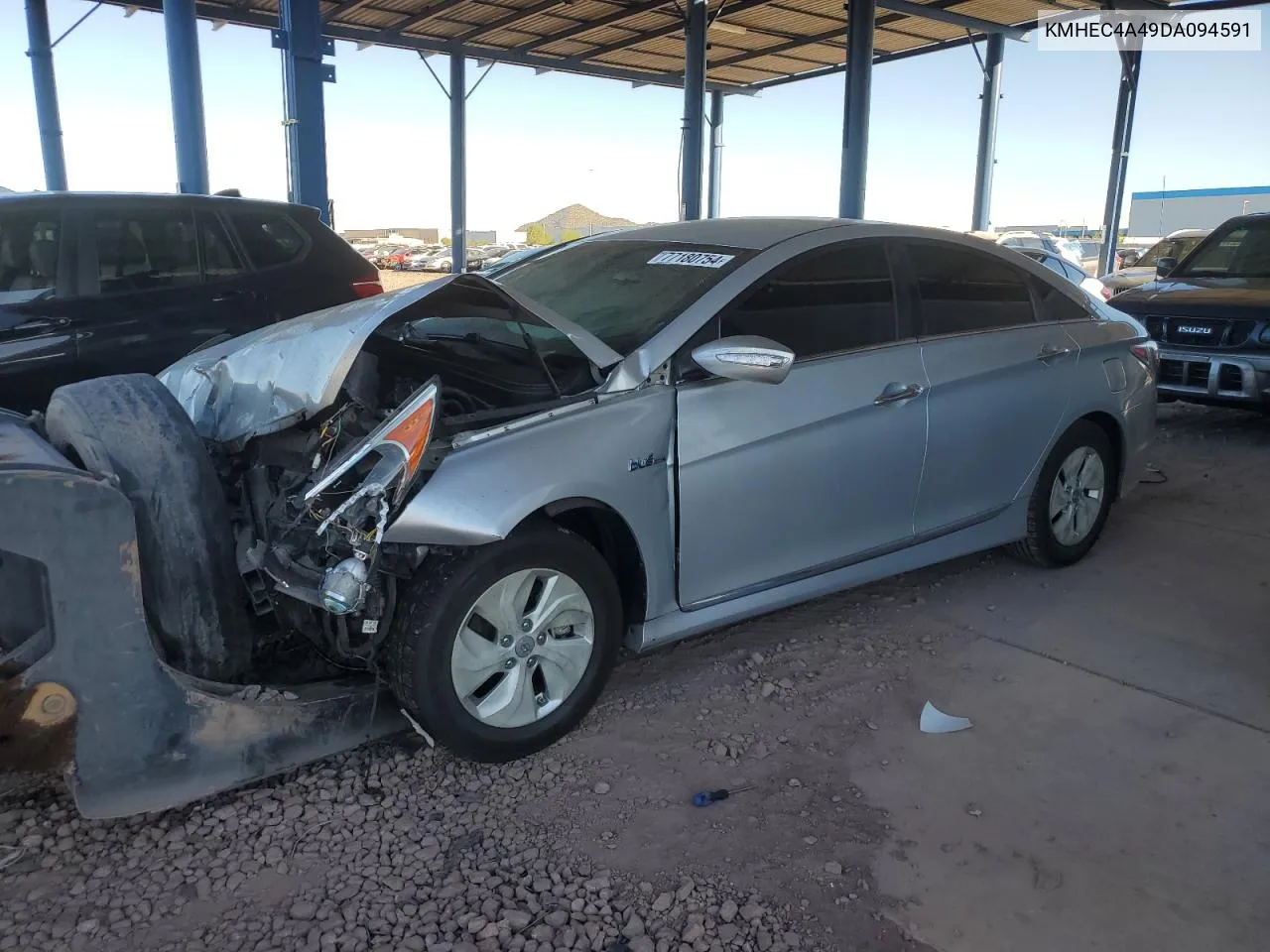 2013 Hyundai Sonata Hybrid VIN: KMHEC4A49DA094591 Lot: 77180754