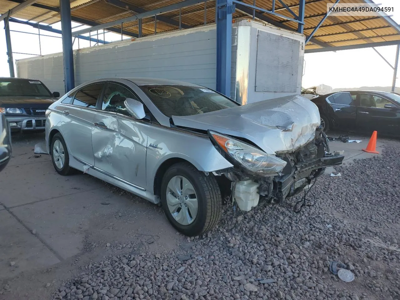 2013 Hyundai Sonata Hybrid VIN: KMHEC4A49DA094591 Lot: 77180754