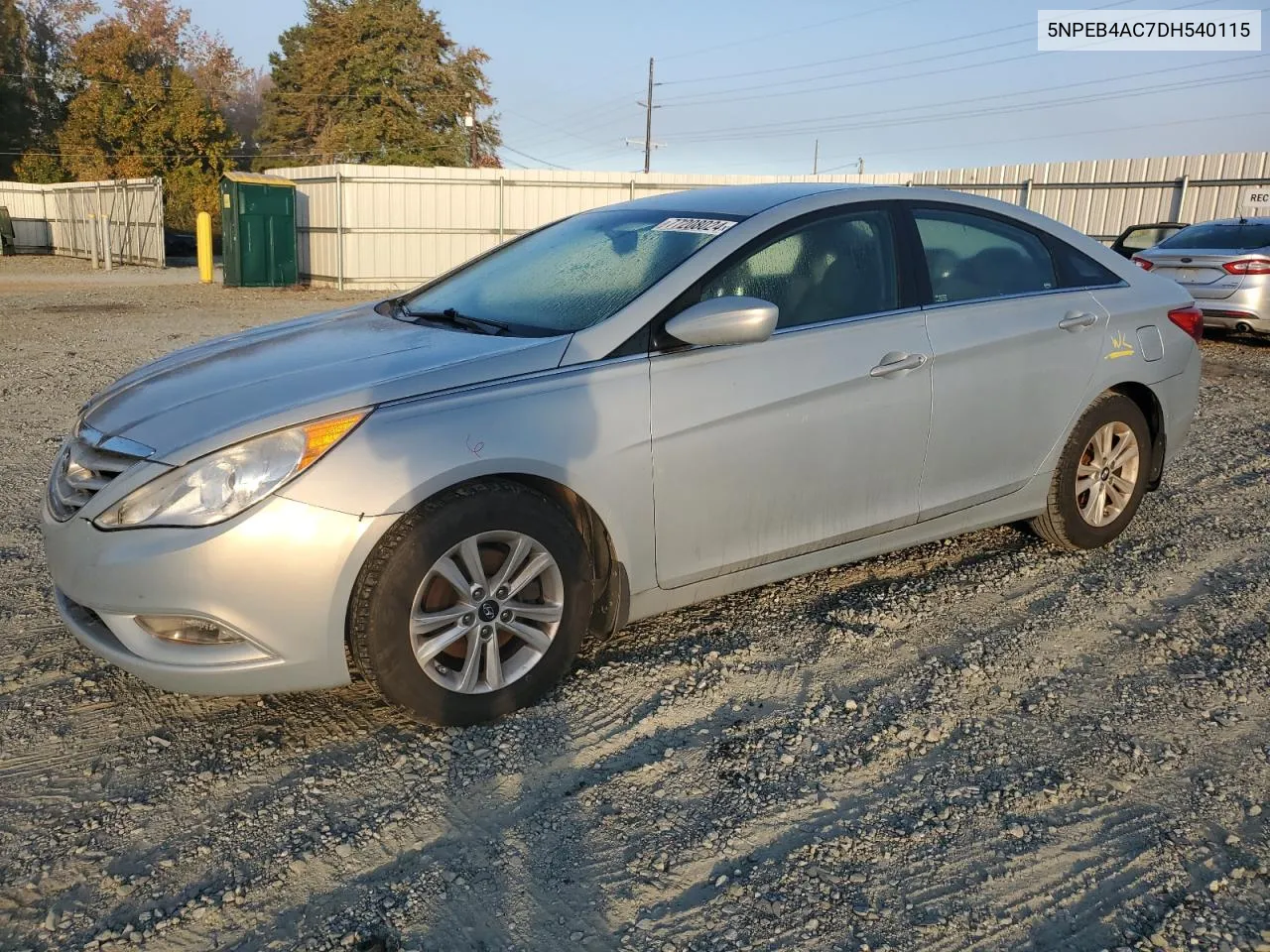 2013 Hyundai Sonata Gls VIN: 5NPEB4AC7DH540115 Lot: 77208024