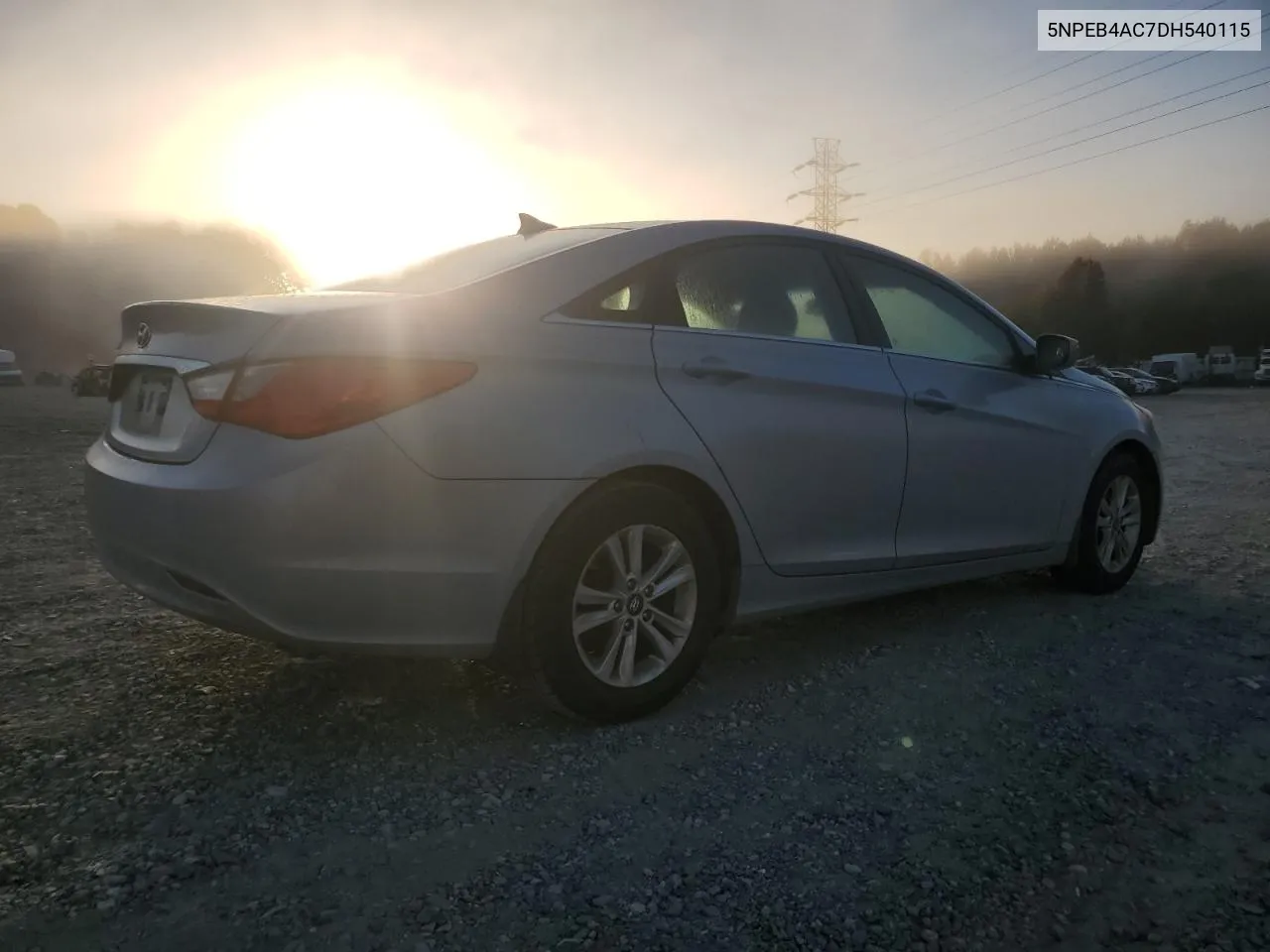 2013 Hyundai Sonata Gls VIN: 5NPEB4AC7DH540115 Lot: 77208024