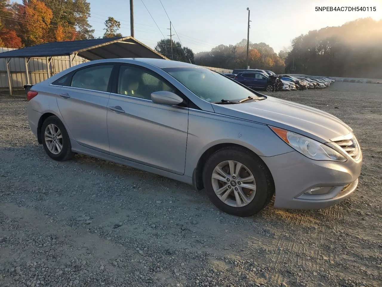 2013 Hyundai Sonata Gls VIN: 5NPEB4AC7DH540115 Lot: 77208024