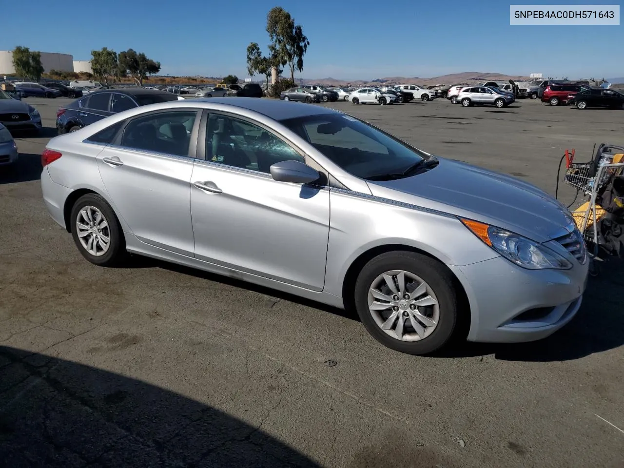 2013 Hyundai Sonata Gls VIN: 5NPEB4AC0DH571643 Lot: 77216614