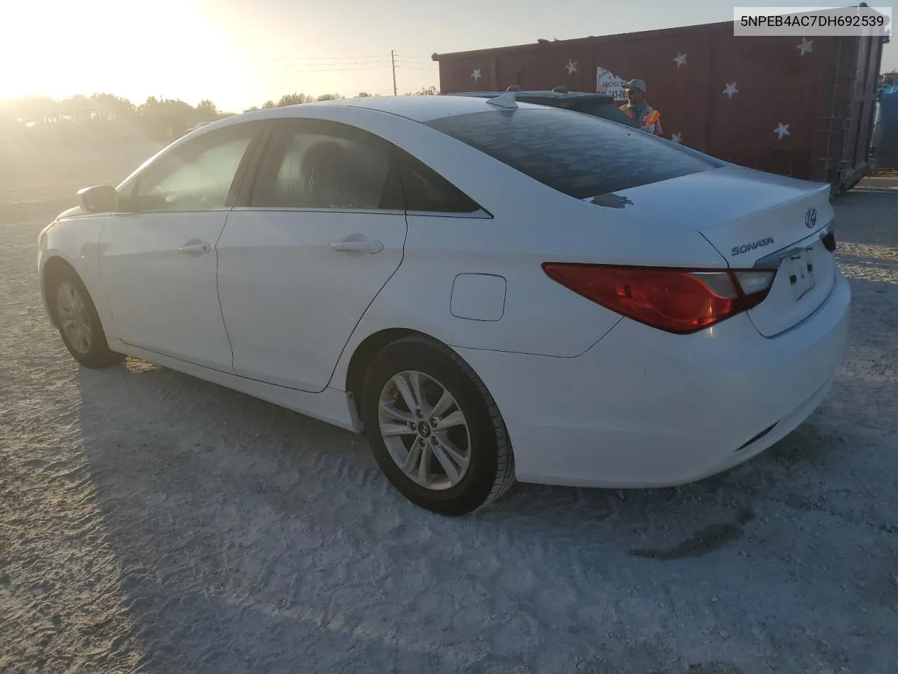 2013 Hyundai Sonata Gls VIN: 5NPEB4AC7DH692539 Lot: 77279194