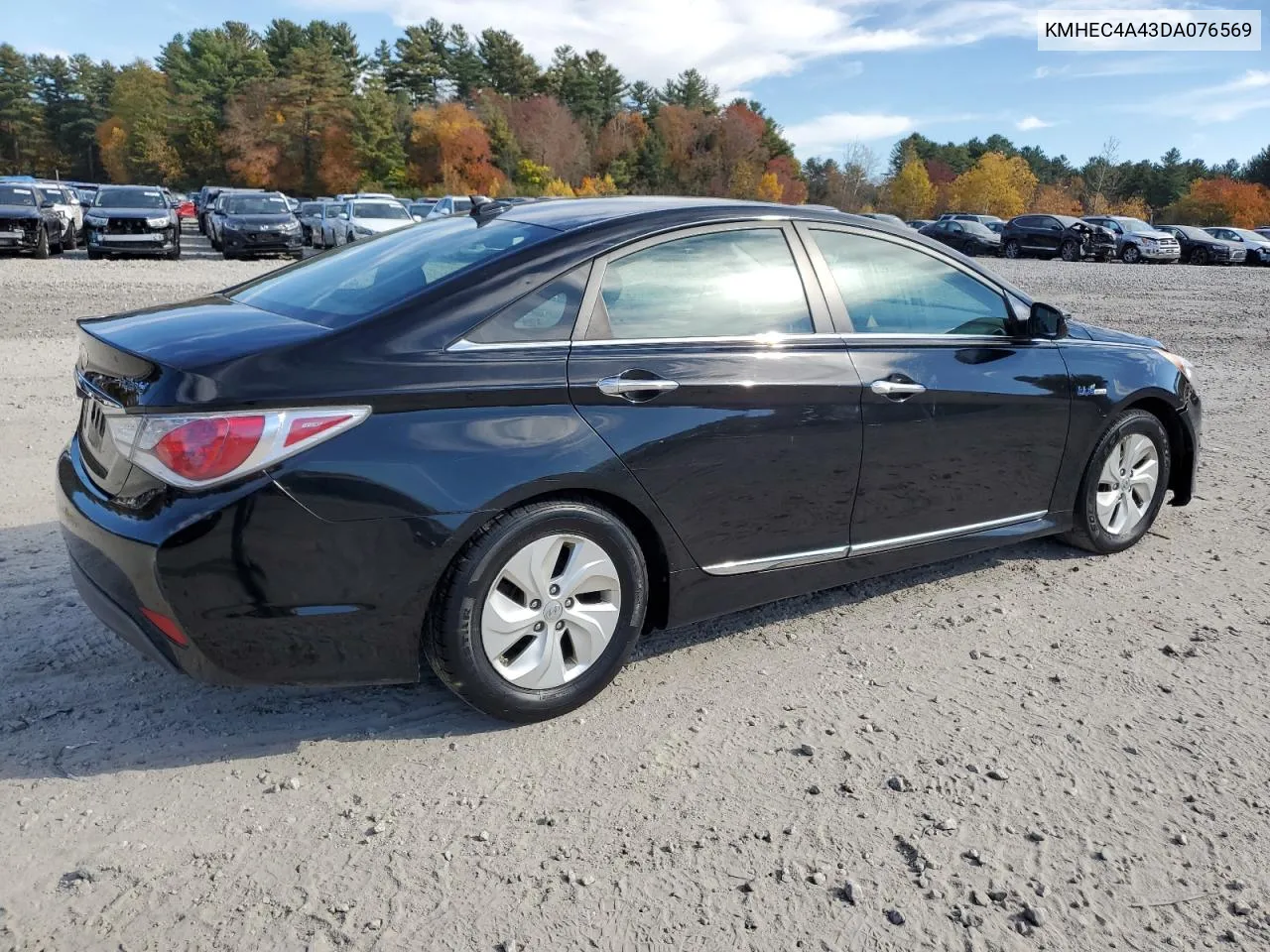 2013 Hyundai Sonata Hybrid VIN: KMHEC4A43DA076569 Lot: 77316464