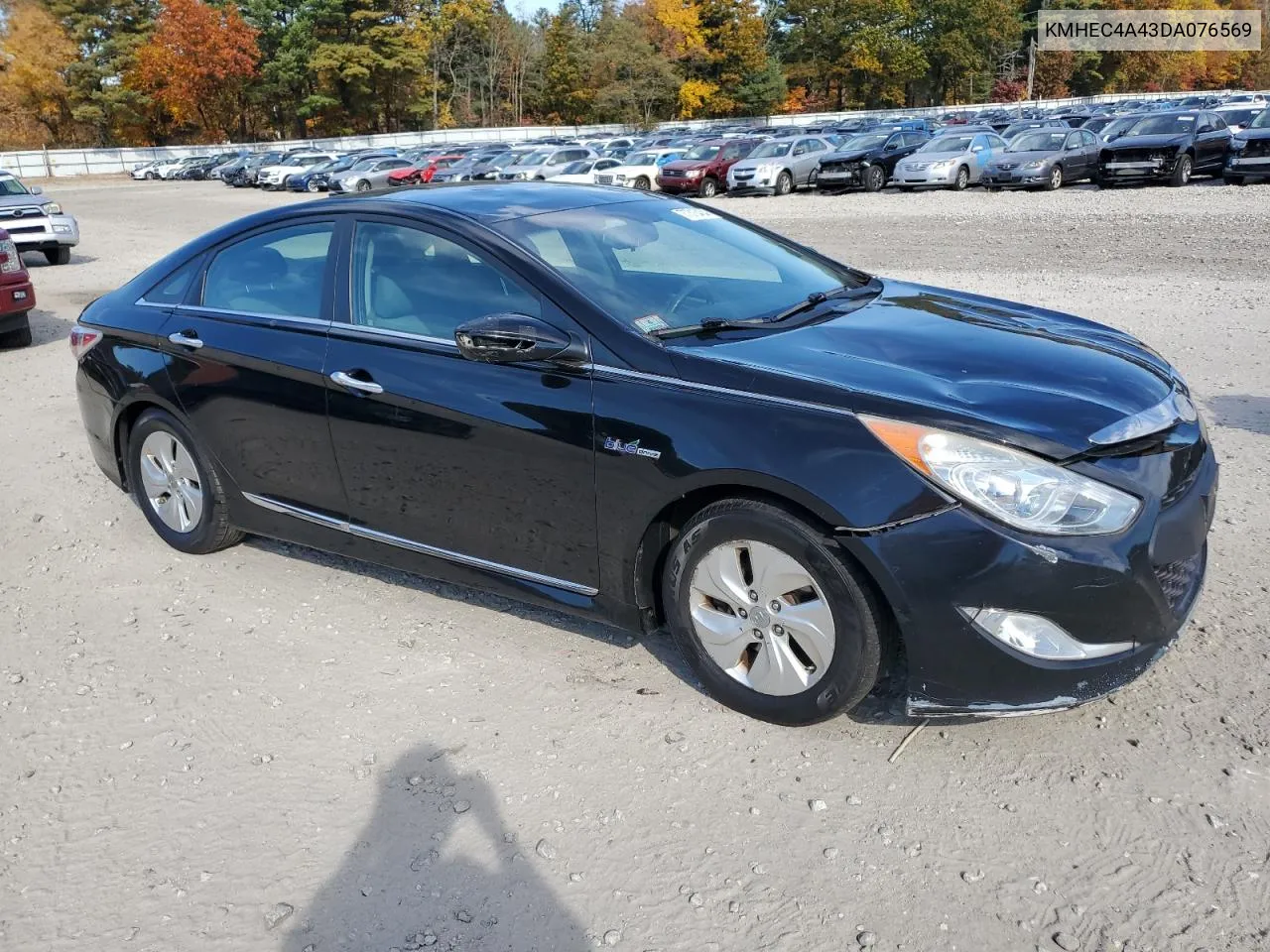 2013 Hyundai Sonata Hybrid VIN: KMHEC4A43DA076569 Lot: 77316464