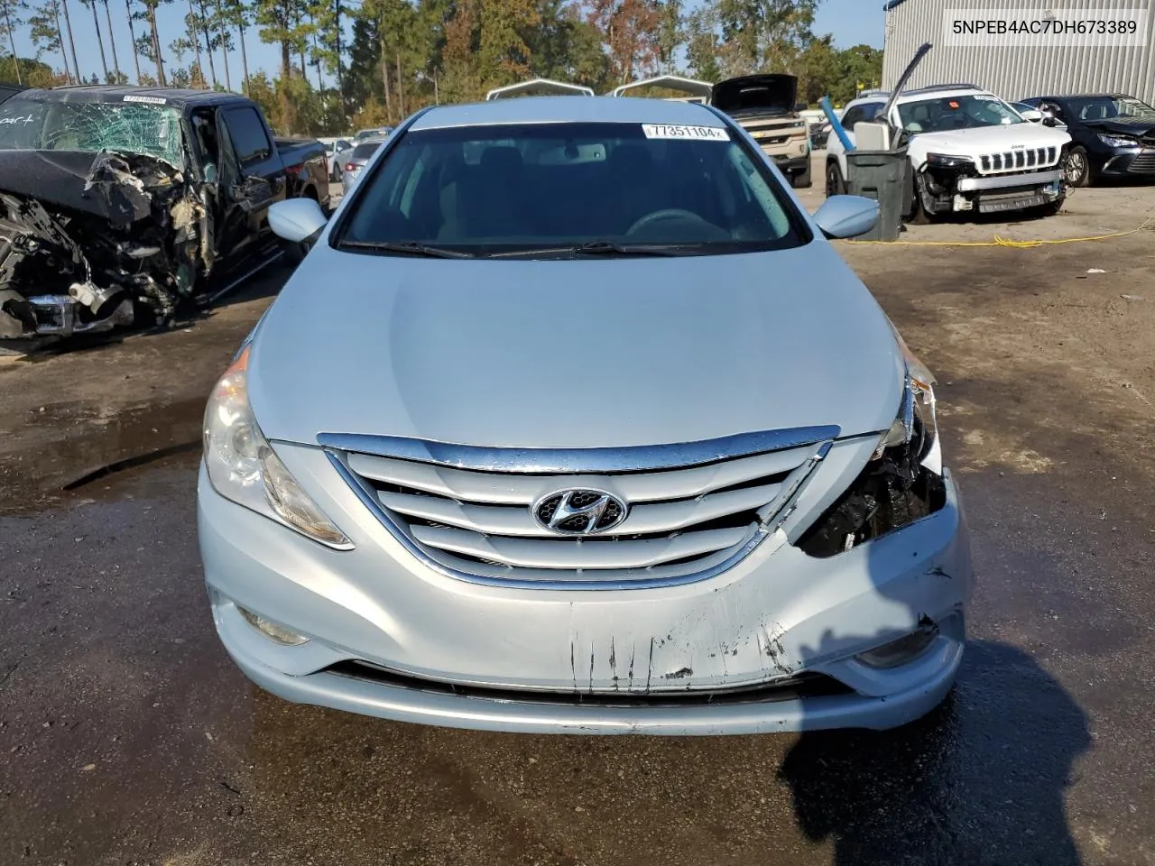 2013 Hyundai Sonata Gls VIN: 5NPEB4AC7DH673389 Lot: 77351104