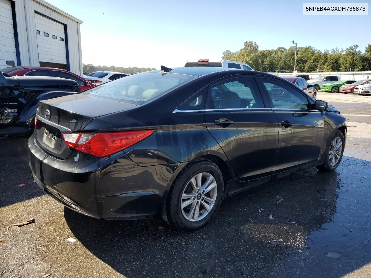 2013 Hyundai Sonata Gls VIN: 5NPEB4ACXDH736873 Lot: 77391424