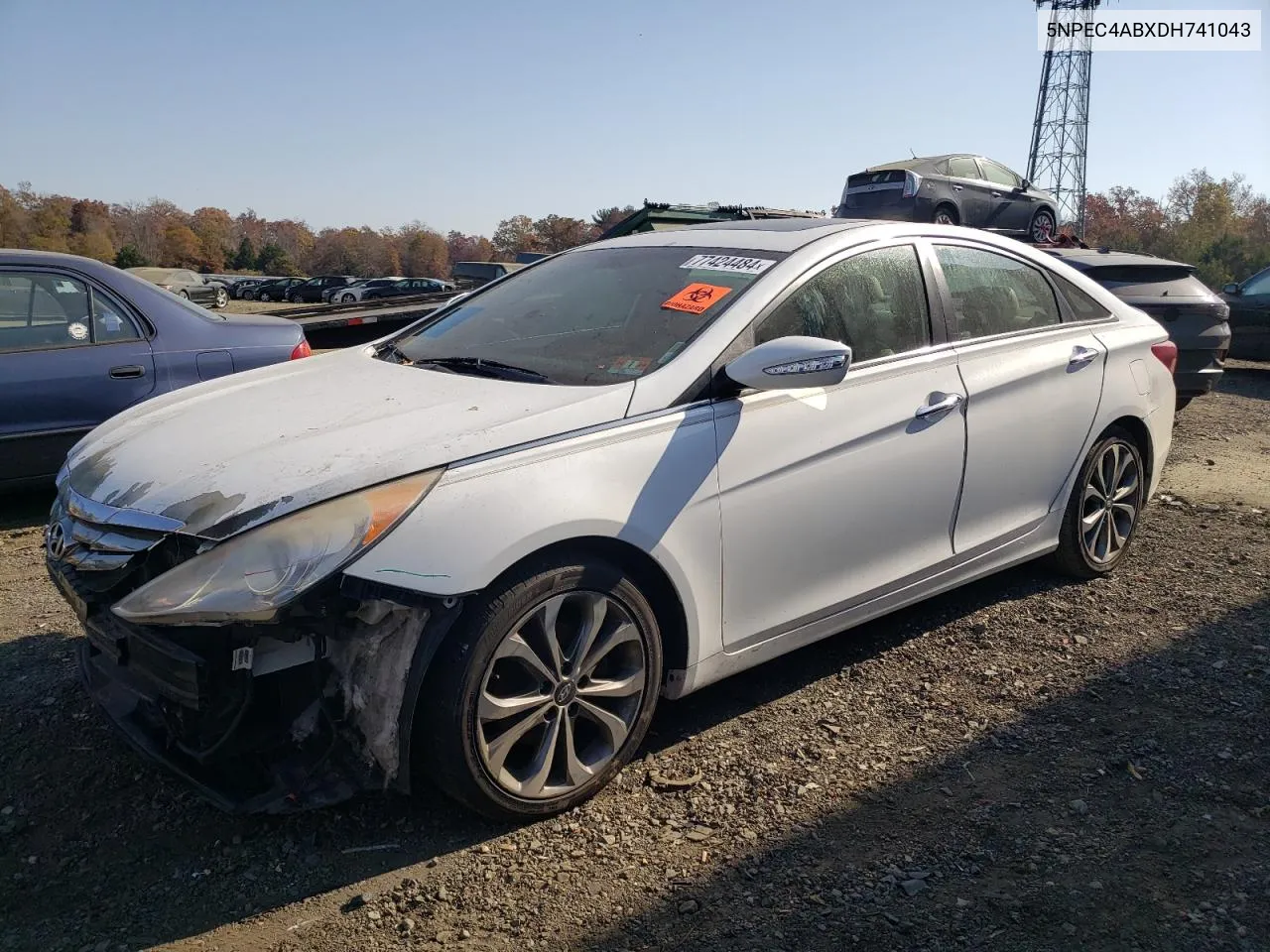 2013 Hyundai Sonata Se VIN: 5NPEC4ABXDH741043 Lot: 77424484