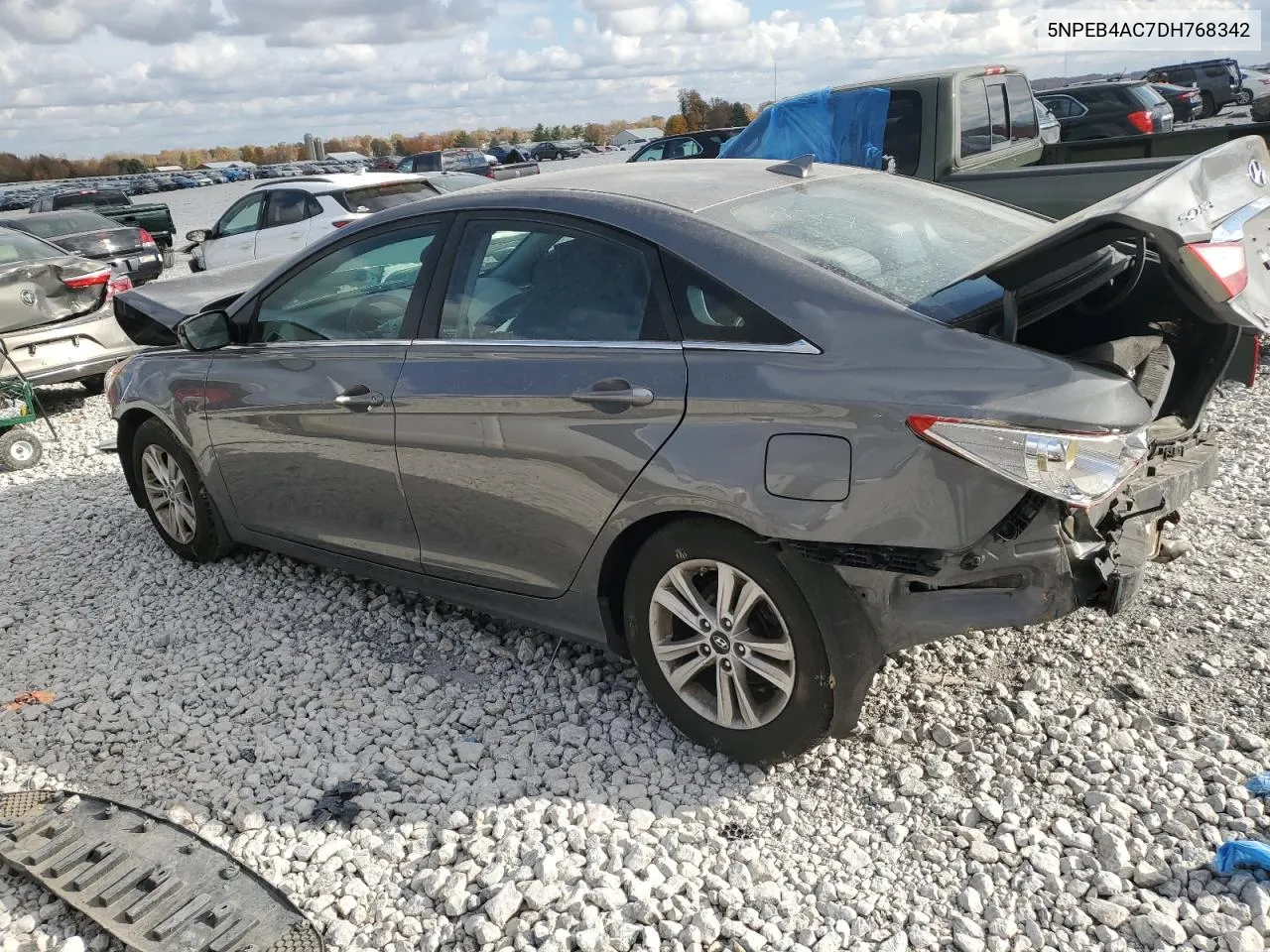 2013 Hyundai Sonata Gls VIN: 5NPEB4AC7DH768342 Lot: 77433804