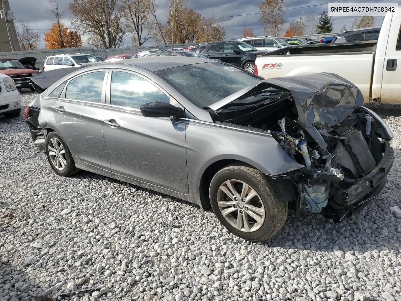 2013 Hyundai Sonata Gls VIN: 5NPEB4AC7DH768342 Lot: 77433804