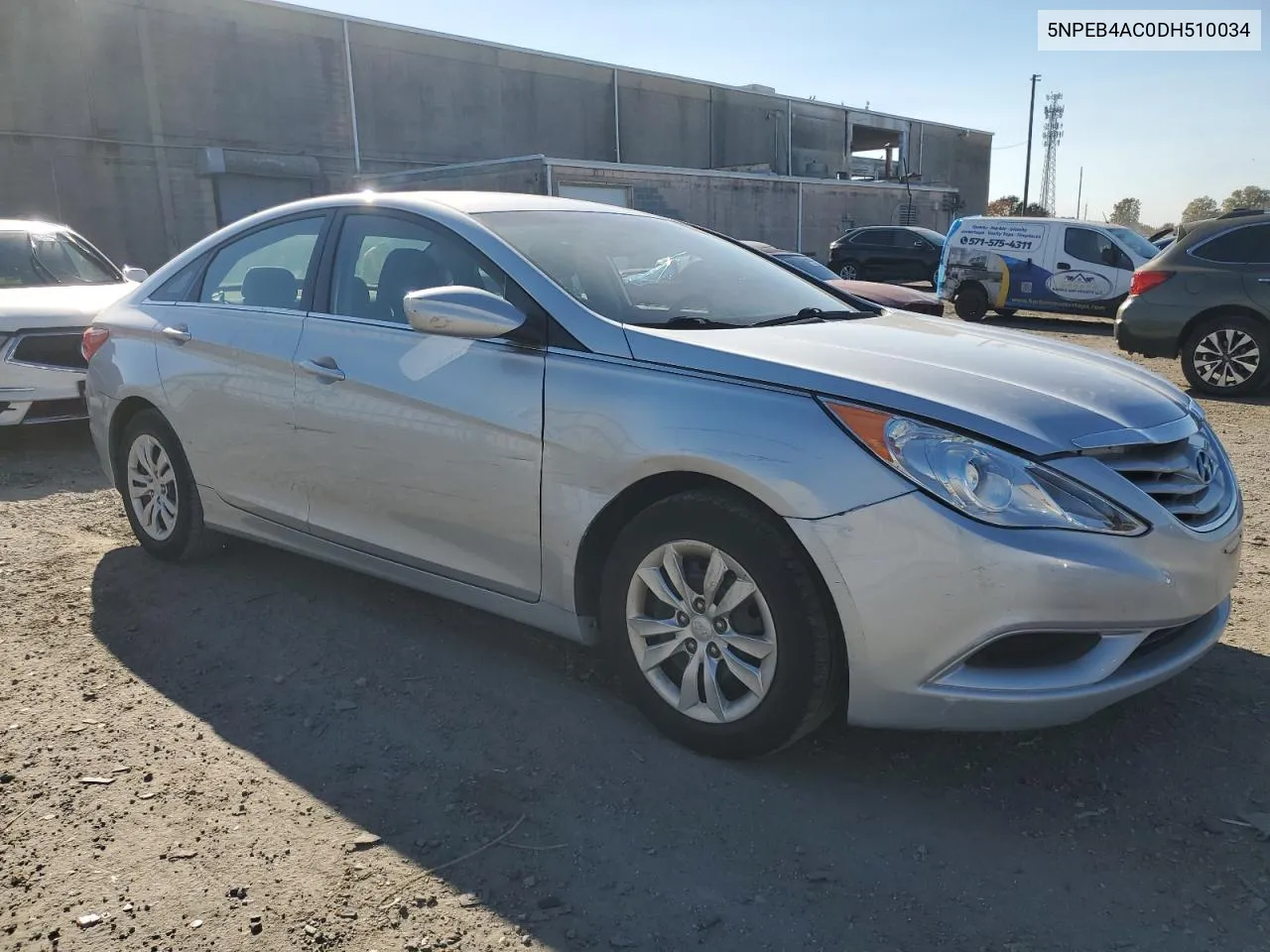 2013 Hyundai Sonata Gls VIN: 5NPEB4AC0DH510034 Lot: 77437534