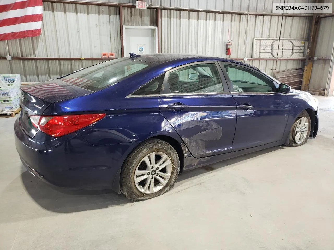 2013 Hyundai Sonata Gls VIN: 5NPEB4AC4DH734679 Lot: 77457664