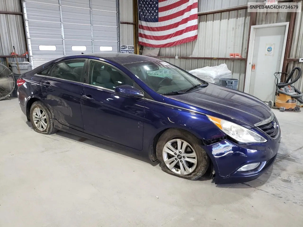 2013 Hyundai Sonata Gls VIN: 5NPEB4AC4DH734679 Lot: 77457664