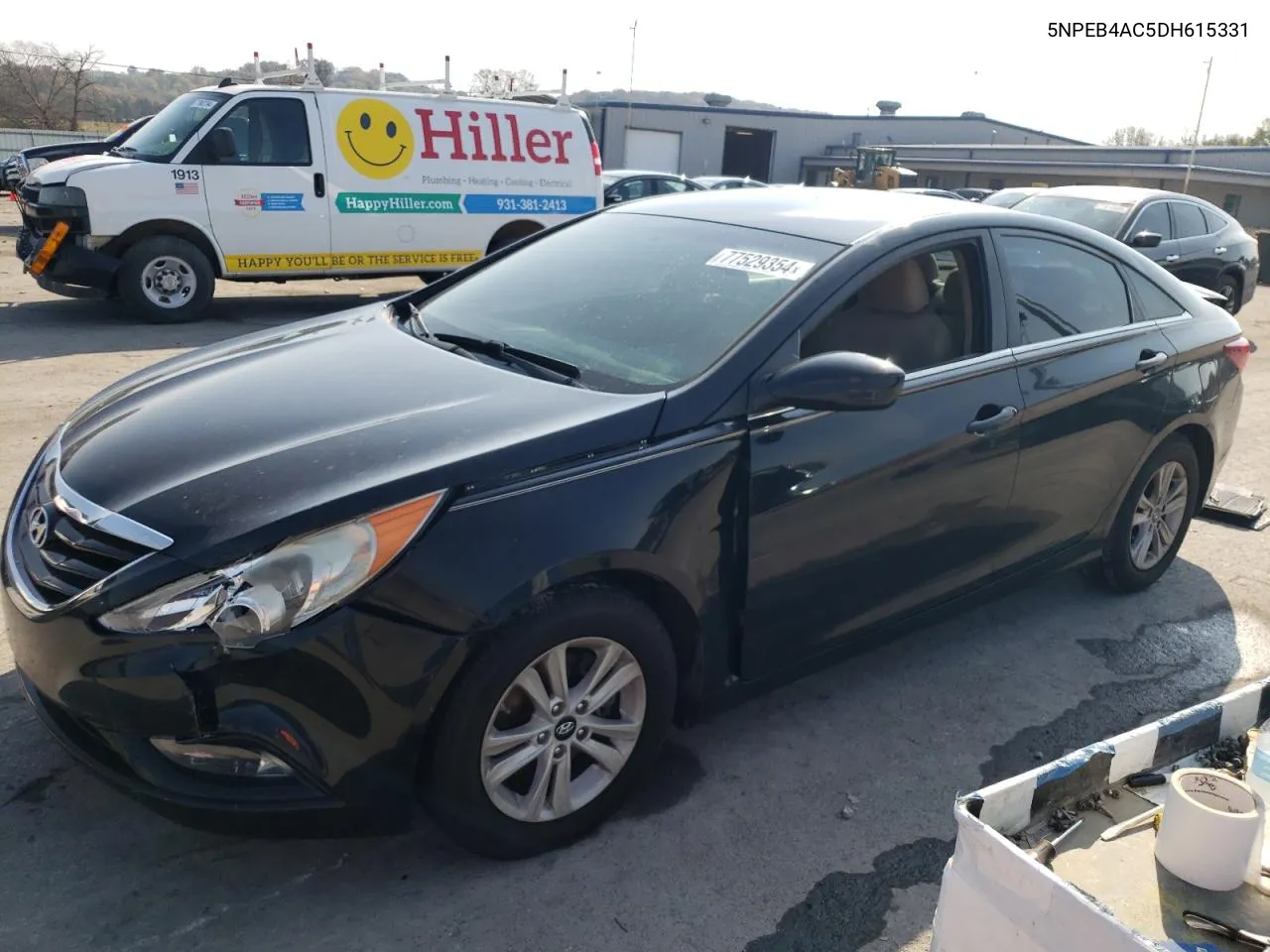 2013 Hyundai Sonata Gls VIN: 5NPEB4AC5DH615331 Lot: 77529354