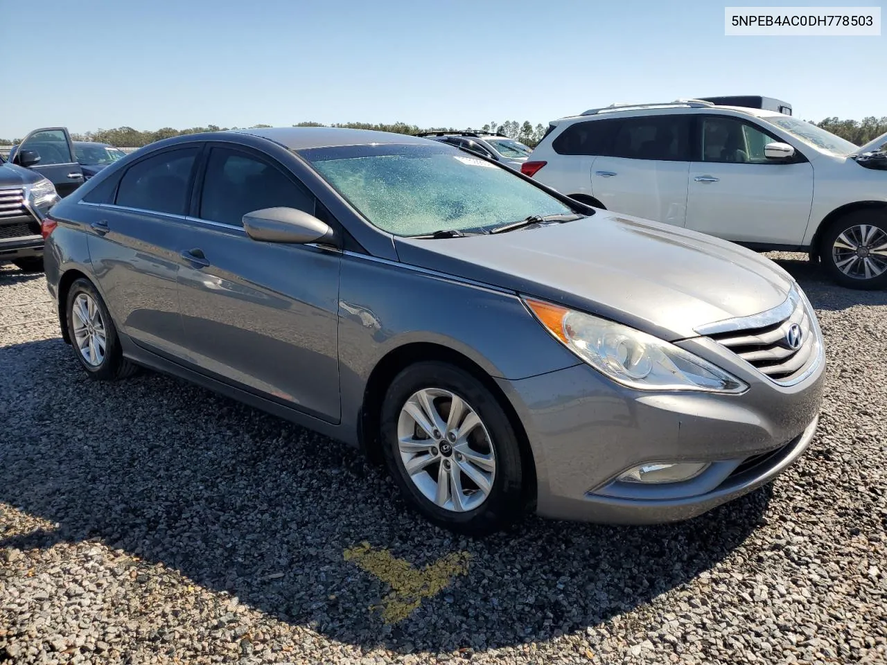 2013 Hyundai Sonata Gls VIN: 5NPEB4AC0DH778503 Lot: 77598864