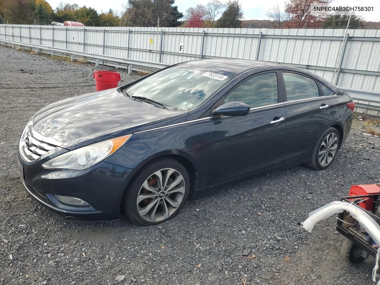 2013 Hyundai Sonata Se VIN: 5NPEC4AB3DH758301 Lot: 77623114