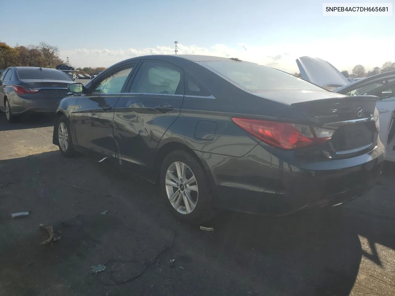 2013 Hyundai Sonata Gls VIN: 5NPEB4AC7DH665681 Lot: 77634684