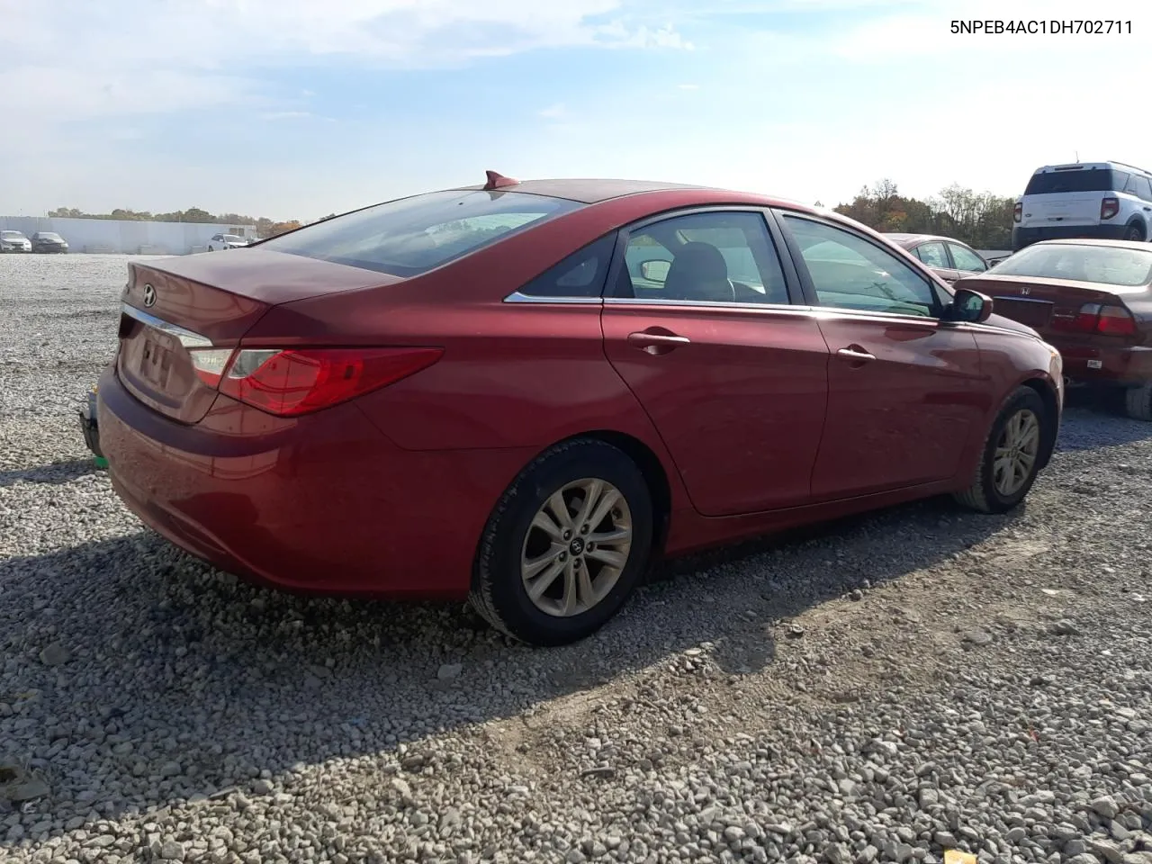 2013 Hyundai Sonata Gls VIN: 5NPEB4AC1DH702711 Lot: 77651984