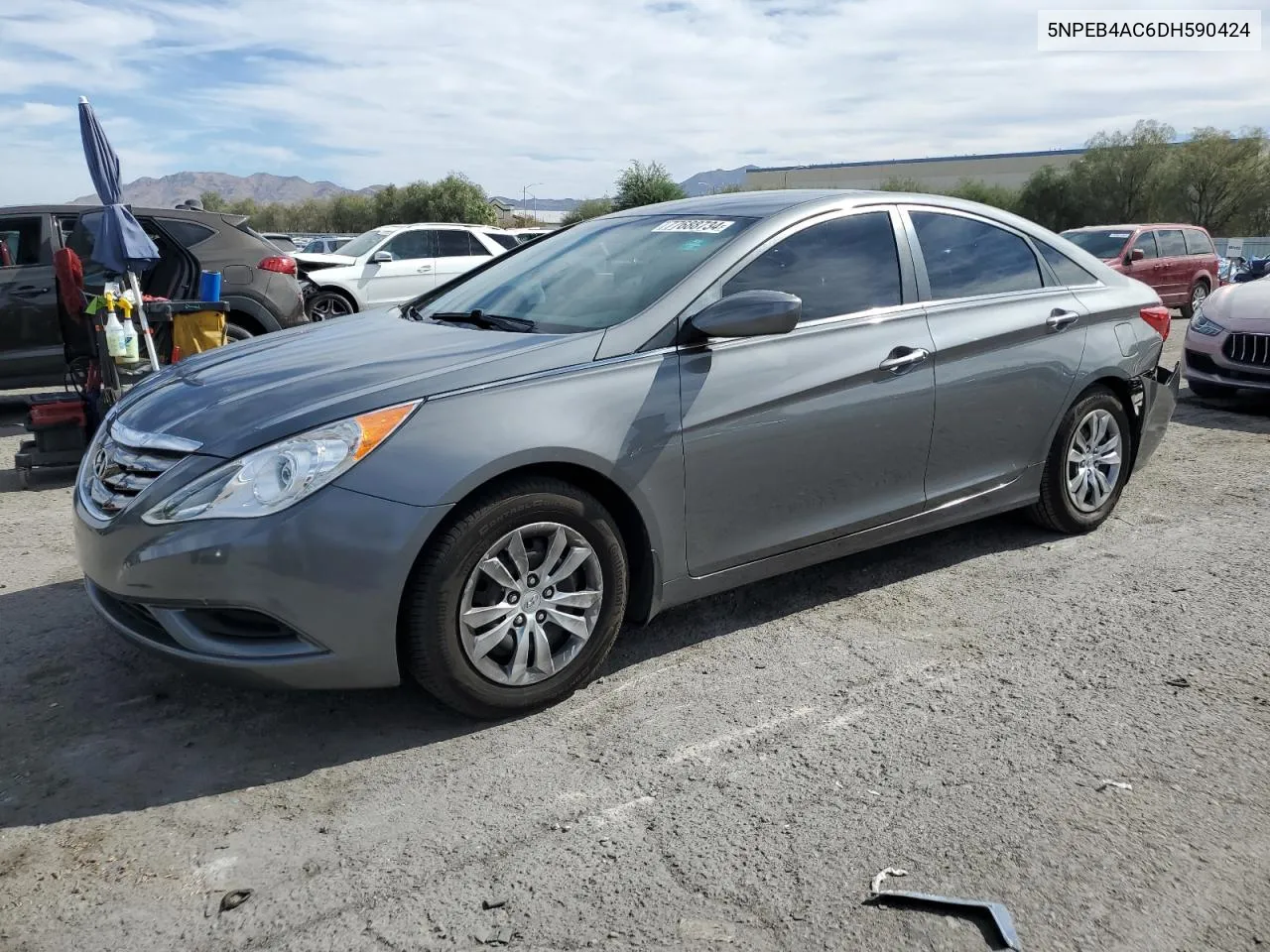 2013 Hyundai Sonata Gls VIN: 5NPEB4AC6DH590424 Lot: 77688734