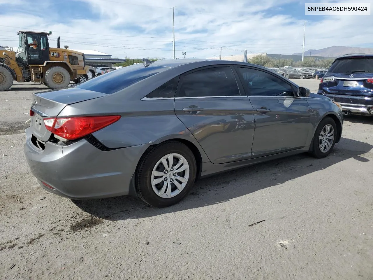 2013 Hyundai Sonata Gls VIN: 5NPEB4AC6DH590424 Lot: 77688734