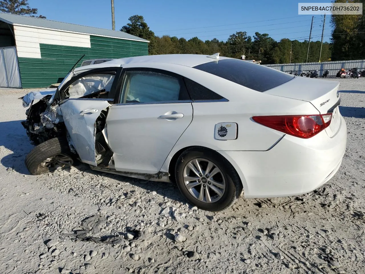 2013 Hyundai Sonata Gls VIN: 5NPEB4AC7DH736202 Lot: 77689134