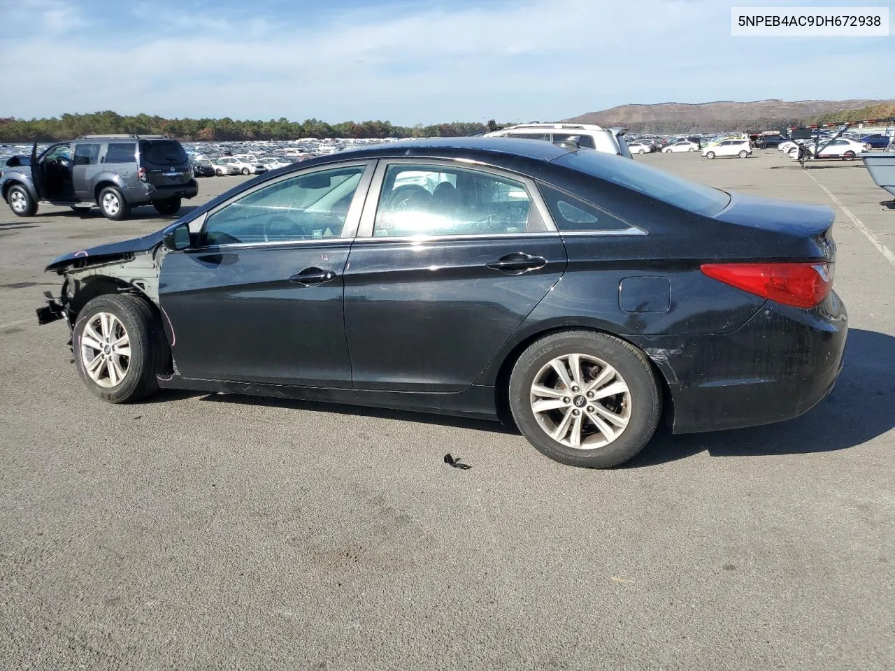 2013 Hyundai Sonata Gls VIN: 5NPEB4AC9DH672938 Lot: 77821724