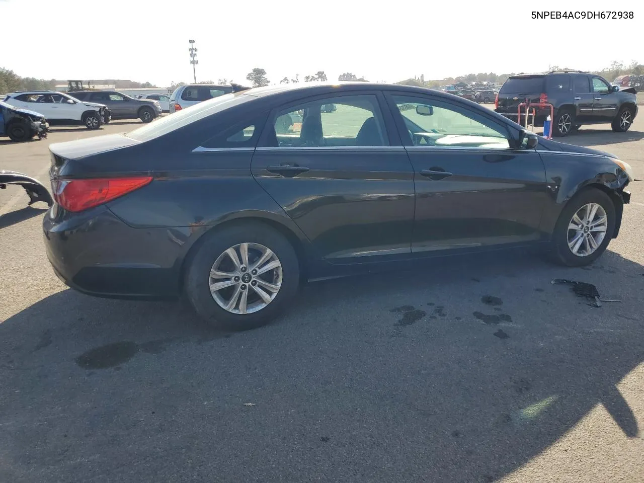 2013 Hyundai Sonata Gls VIN: 5NPEB4AC9DH672938 Lot: 77821724