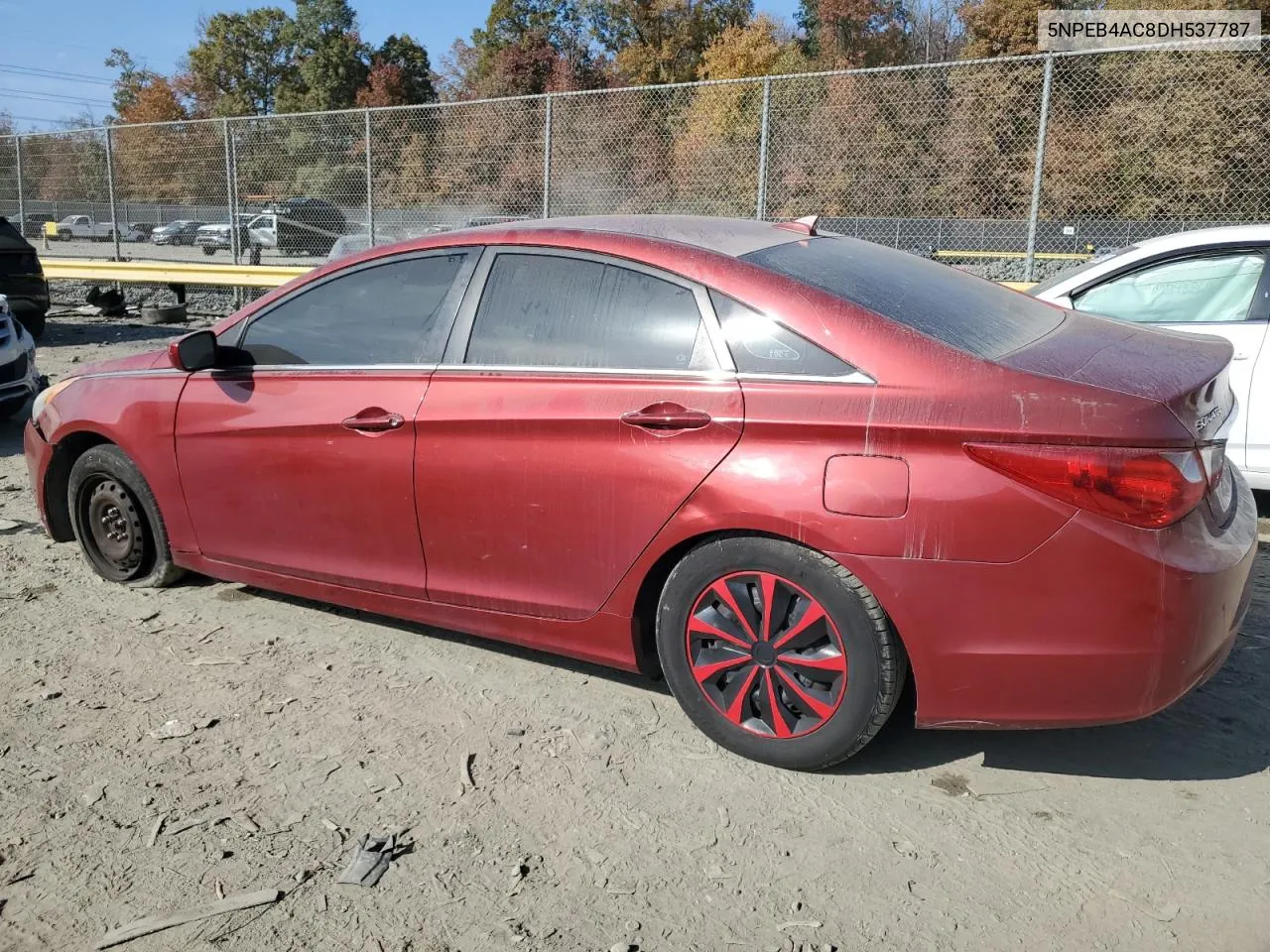 2013 Hyundai Sonata Gls VIN: 5NPEB4AC8DH537787 Lot: 77899414